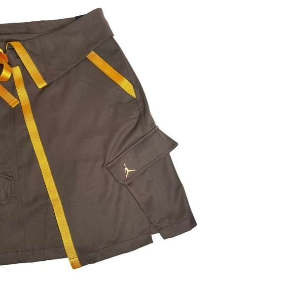 NIKE Women's AIR JORDAN Future Primal Utility Wrap Skirt NWT Brown Sz XS - Picture 10 of 15